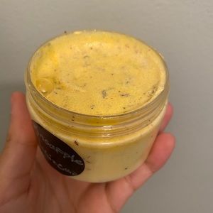 Pineapple and hibiscus body scrub